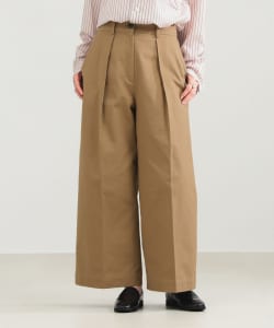タック チノ ワイドパンツ