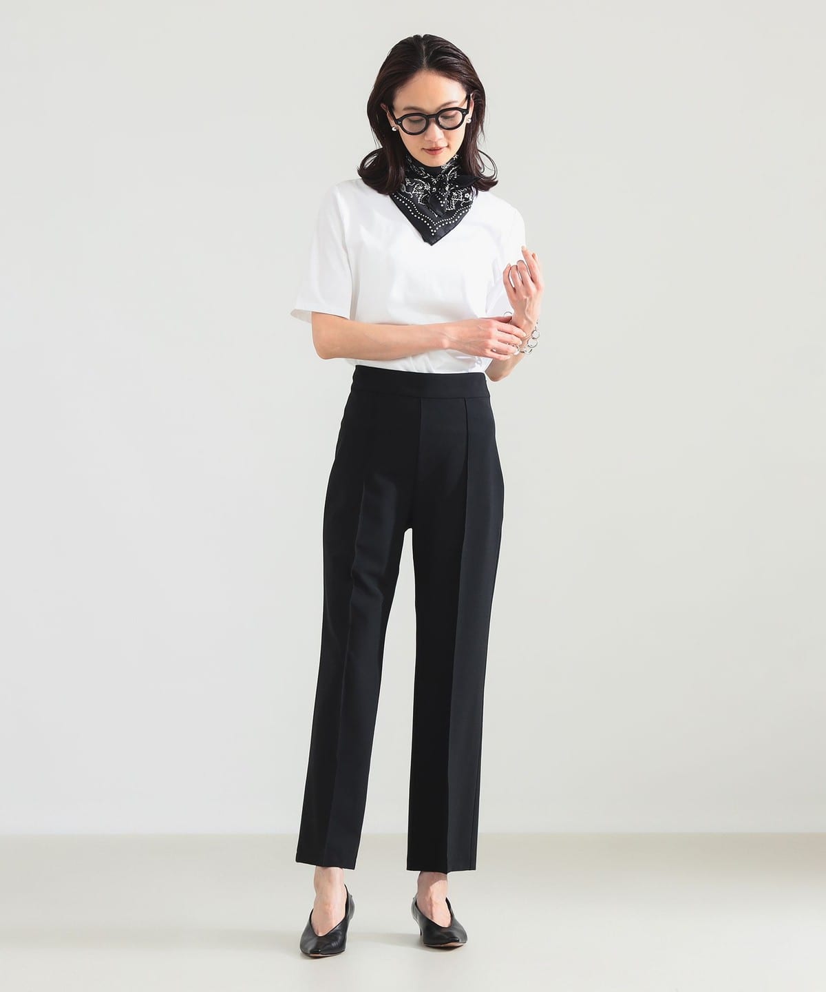 【eteさま専用】デミルクスビームス　パンツスーツ Demi-Luxe BEAMS（デミルクス ビームス）ストレッチ センターシーム