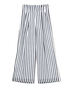 【モアバリエーション開催中】M・fil / ストライプ ハイウエスト パンツ