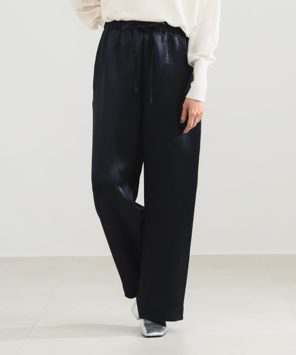 アセテート バックサテン パンツ Model：H165 B77 W57 H79　Size：38