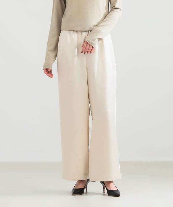 アセテート バックサテン パンツ Model：H171 B80 W58 H86　Size：38