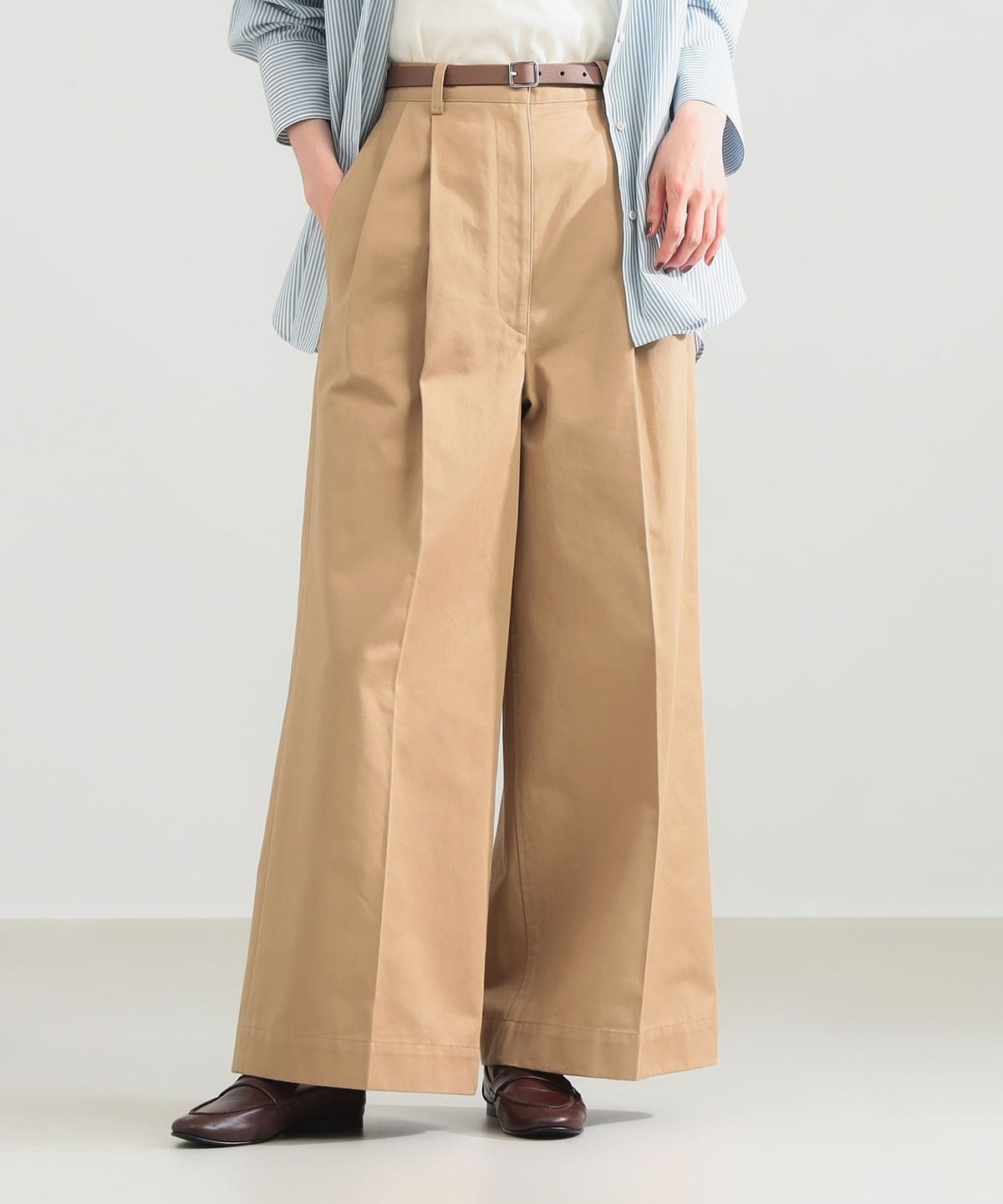 Demi-Luxe BEAMS（デミルクス ビームス）1タック チノパンツ（パンツ