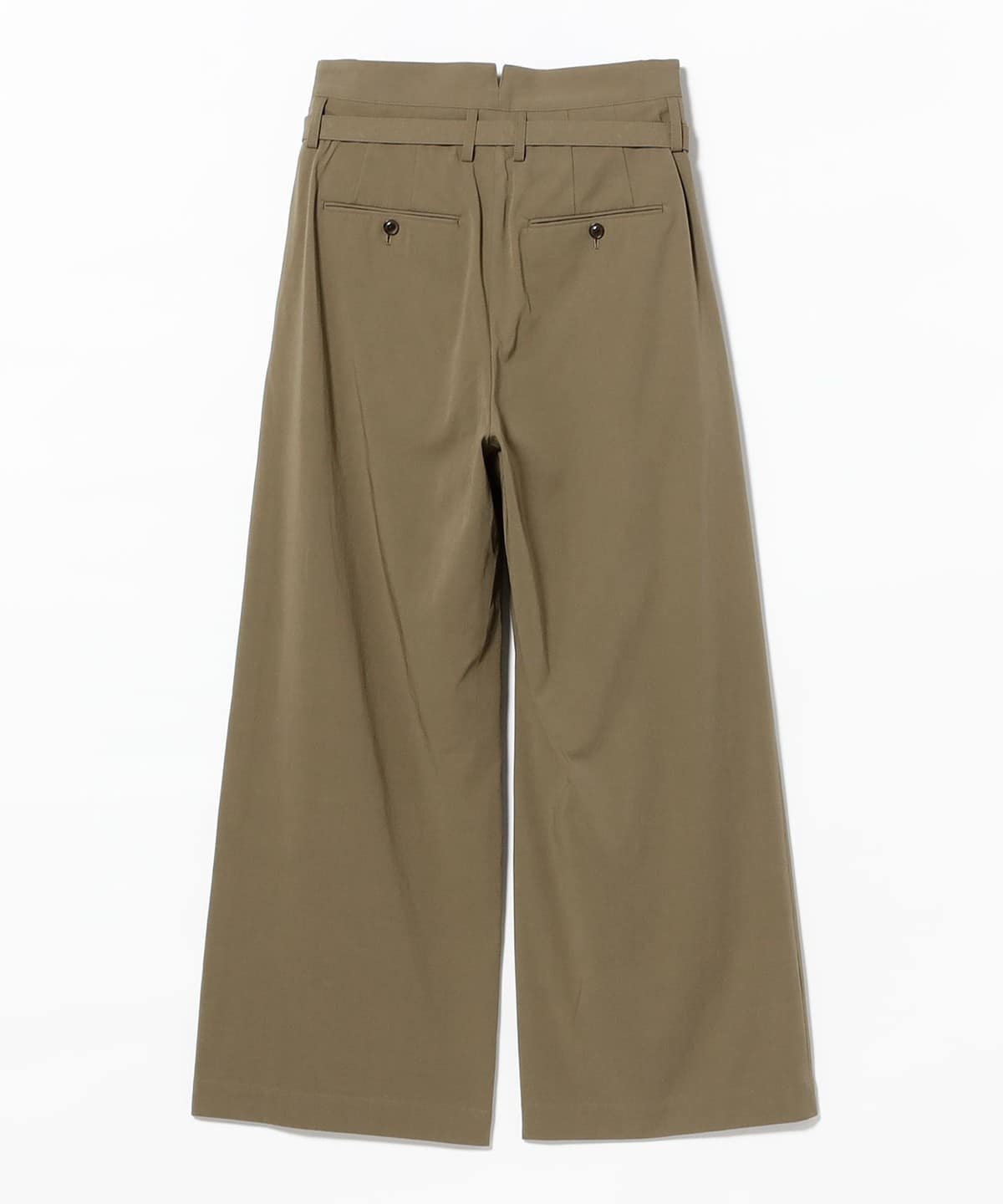 M.Y Demi-Luxe BEAMS Demi-Luxe BEAMS Demi-Luxe BEAMS / Belted Baggy Pants (Casual Pants