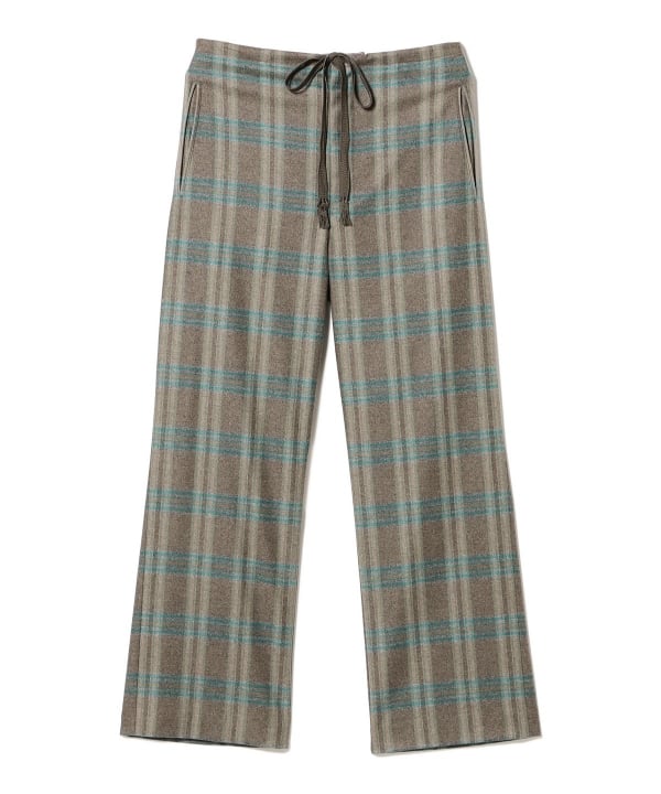 AURALEE / WOOL FULLING FLANNEL DRAWSTRING PANTS