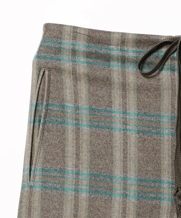 AURALEE / WOOL FULLING FLANNEL DRAWSTRING PANTS