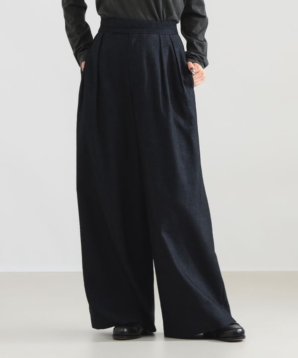 【+10%ポイントUP】AK+1 / ウール 2タック パンツ Model：H165　Size：38