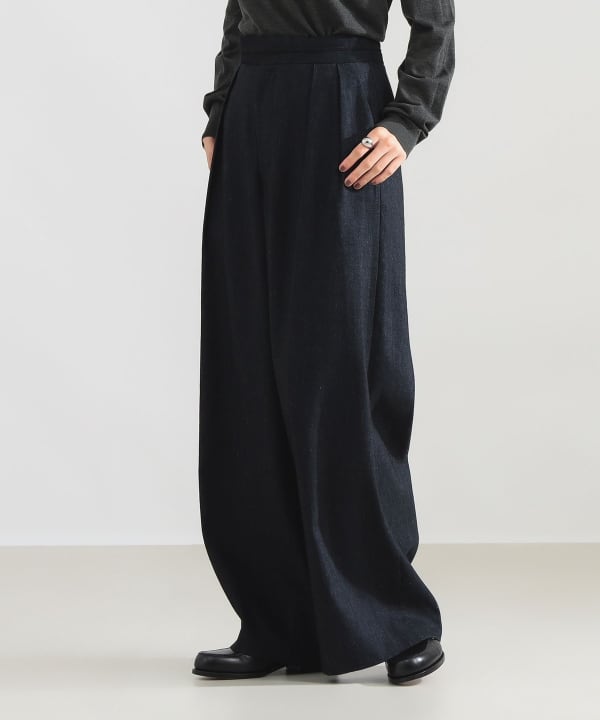 【+10%ポイントUP】AK+1 / ウール 2タック パンツ Model：H165　Size：38