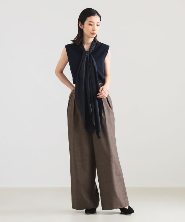 【+10%ポイントUP】AK+1 / ウール 2タック パンツ Model：H165　Size：38