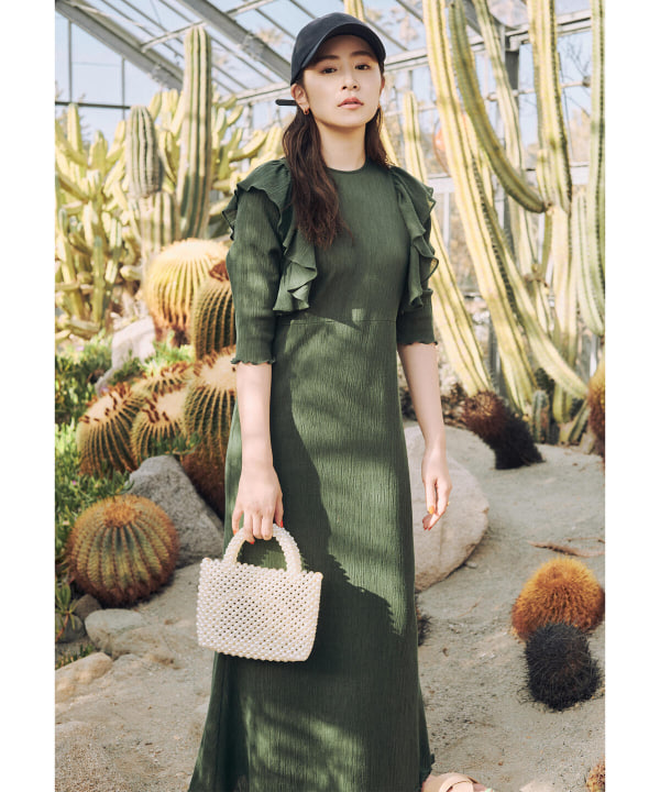 joieve(ジョエブ)/rich ruffle ワンピースドレス 高価