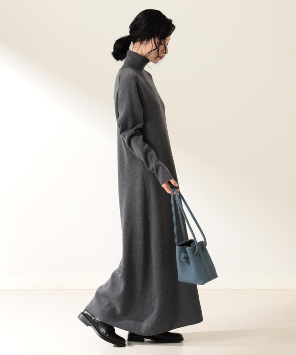 Demi Luxe Beams デミルクス ビームス Sloane Demi Luxe Beams 別注 ミラノリブ タートルネックワンピース ワンピース ワンピース 通販 Beams