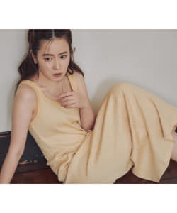 JOIEVE / rib creamy ワンピース