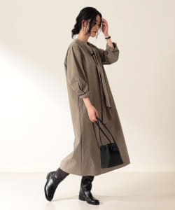 Demi-Luxe BEAMS / フロントボウタイ ワンピース