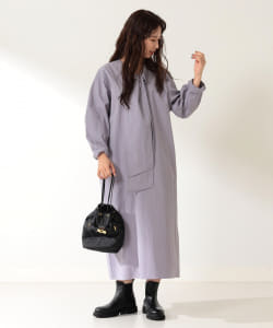 Demi-Luxe BEAMS / フロントボウタイ ワンピース