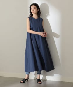 ▲Demi-Luxe BEAMS / Vネック ノースリーブ マキシワンピース