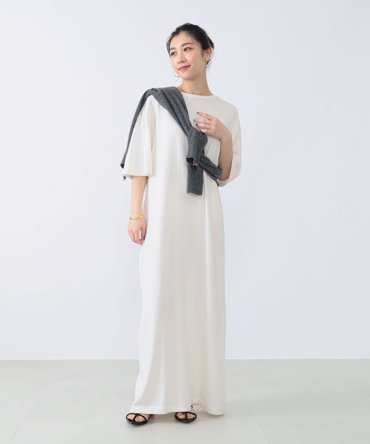 extreme cashmere エクストリーム カシミヤ / Kris マキシワンピース ワンピース WOMEN SNOW ONE SIZE extreme cashmere エクストリーム カシミヤ / Kris マキシワンピース ワンピース WOMEN SNOW ONE SIZE
