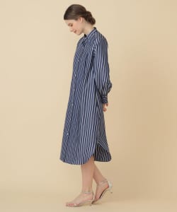 M・fil × EFFE BEAMS / 別注 ストライプ シャツドレス