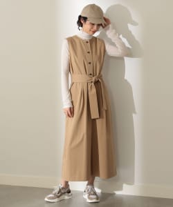 Demi-Luxe BEAMS / コットンサテン オールインワン