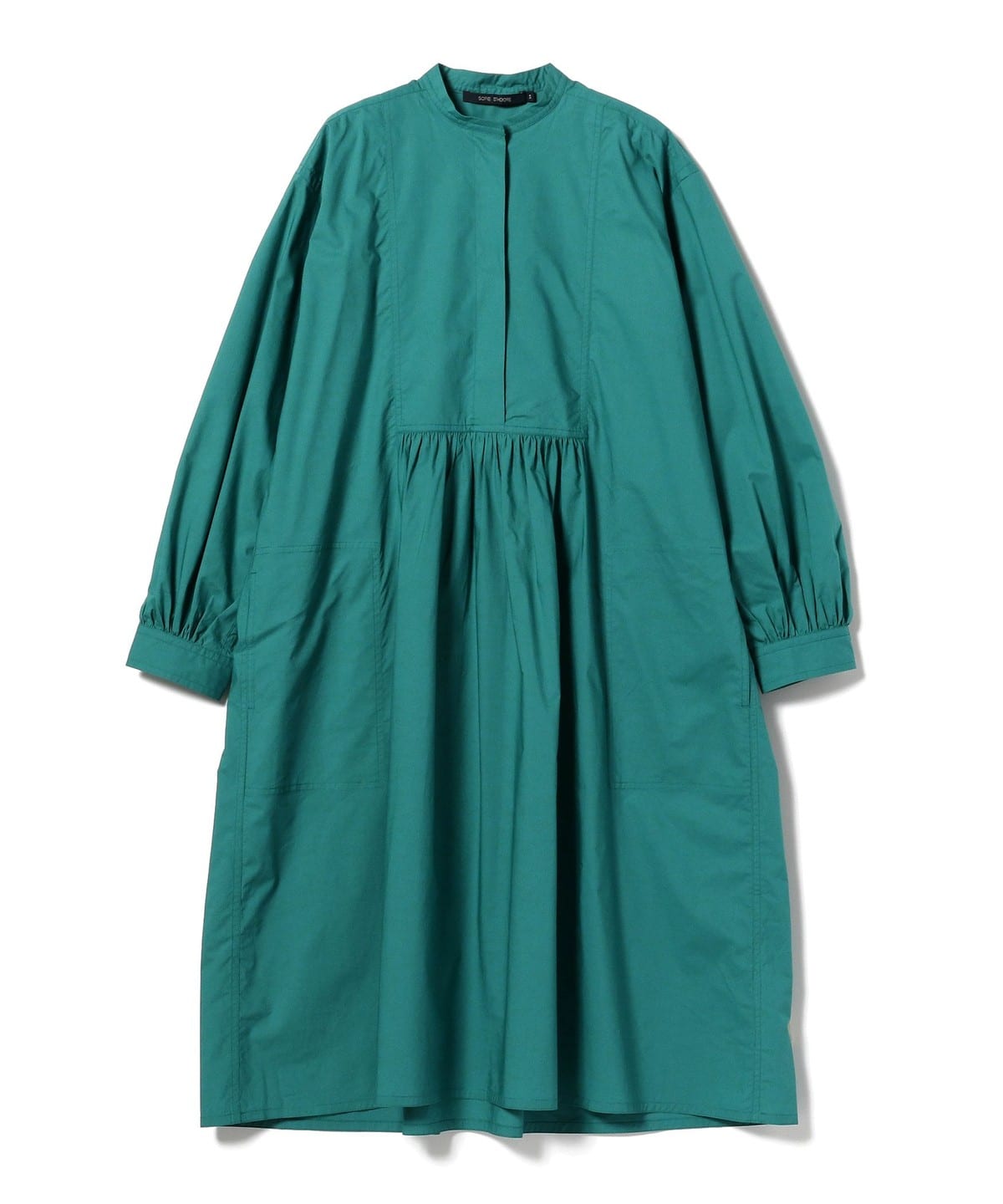 SOFIE D' HOORE ソフィー ドール / DELFINA パフスリーブワンピース ワンピース WOMEN TOPAZ GREEN 36 SOFIE D' HOORE ソフィー ドール / DELFINA パフスリーブワンピース ワンピース WOMEN TOPAZ GREEN 36