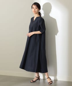 Demi-Luxe BEAMS / キーネック カフタン ワンピース