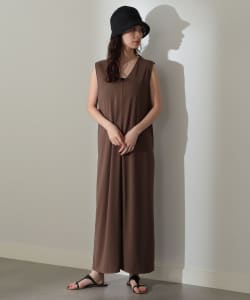 Demi-Luxe BEAMS / Vネック ノースリーブワンピース
