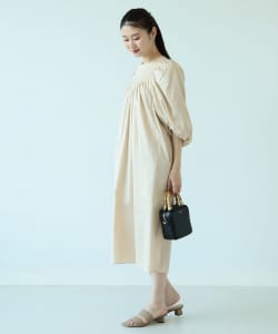 Demi-Luxe BEAMS / コットンサテン ボリューム