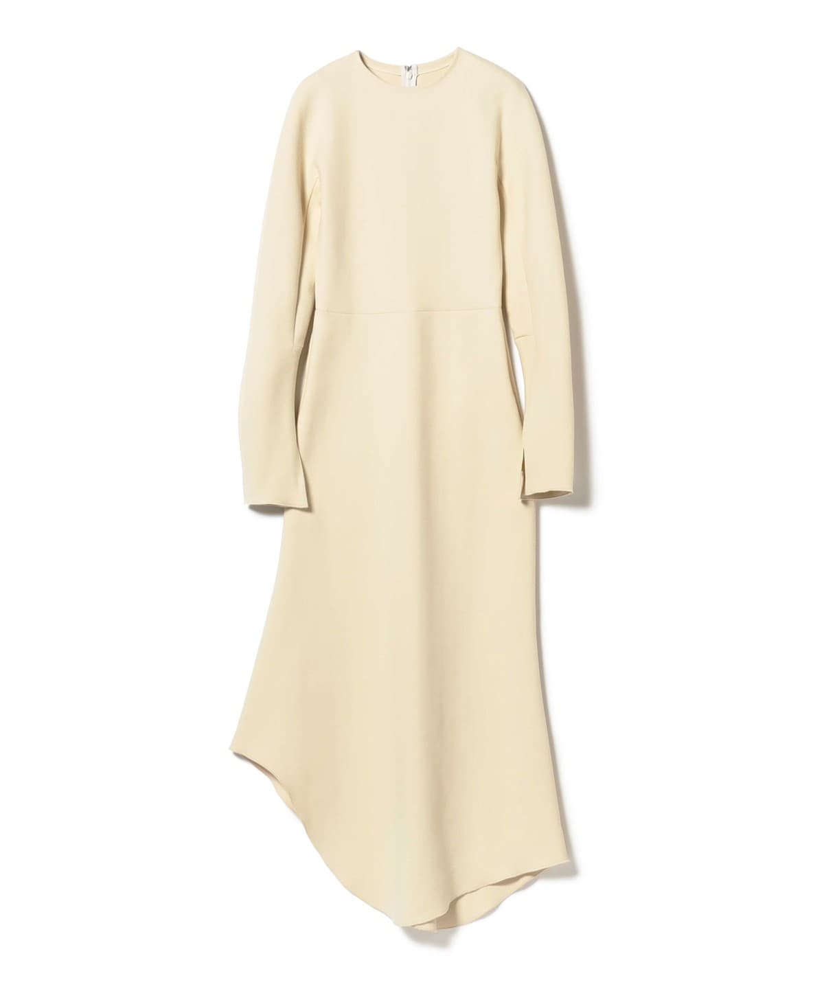 CALCATERRA / ロングスリーブ ウェーブ ドレス ワンピース WOMEN ECRU 38 CALCATERRA / ロングスリーブ ウェーブ ドレス ワンピース WOMEN ECRU 38