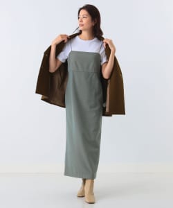 Demi-Luxe BEAMS / 女裝 格紋 細肩 洋裝