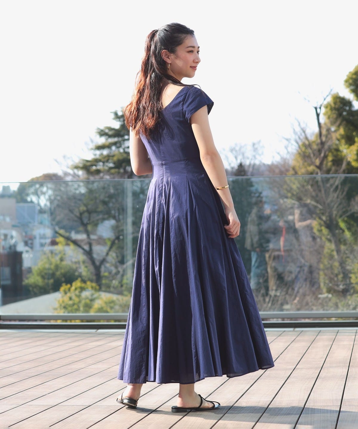 MARIHA　草原の夢のドレス　ブルー 本物保証，人気 人気カラー マリハ ロングワンピース 草原の夢のドレス