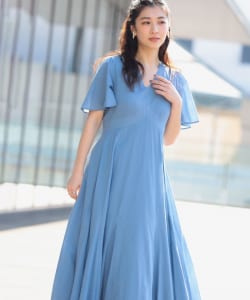 【店鋪限定販售】MARIHA × Demi-Luxe BEAMS / 別注 女裝 流水聲 短袖 洋裝