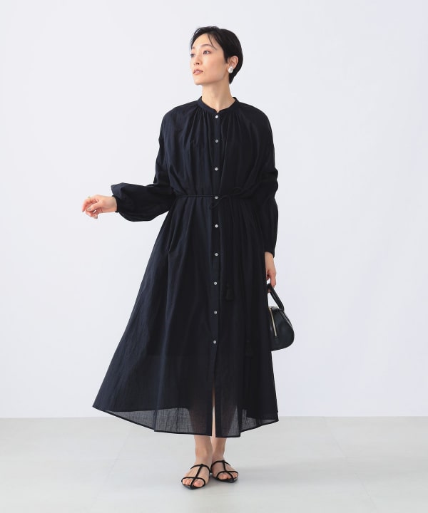 Demi-Luxe BEAMS（デミルクス ビームス）KHADI タッセル シャツワンピース（ワンピース ワンピース）通販｜BEAMS