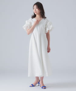 CORCOVADO / ラッフル ショートスリーブ ドレス