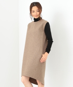 ELIN / メルトン アシンメトリーワンピース