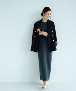 Demi-Luxe BEAMS / 女裝 美式袖 針織 洋裝