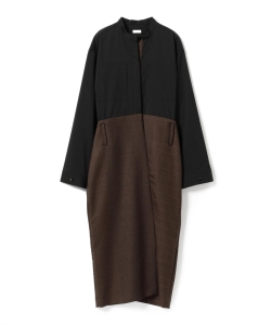 Rito / パネルシャツ チェックドレス