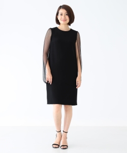 ROOM NO.8 BLACK / 別注 レースショール ワンピース