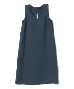 120%LINO / Vネック ノースリーブワンピース