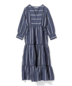 ▲ne Quittez pas / ティアード ストライプワンピース