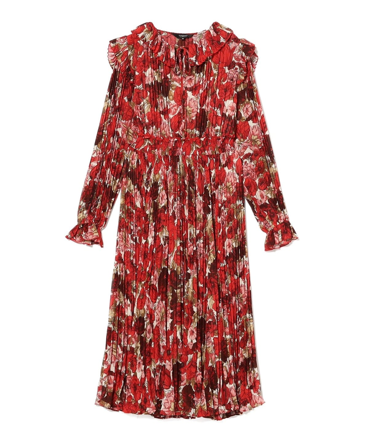 CORCOVADO コルコバード / ボタニカルプリント ドレス ワンピース WOMEN RED 38 CORCOVADO コルコバード / ボタニカルプリント ドレス ワンピース WOMEN RED 38