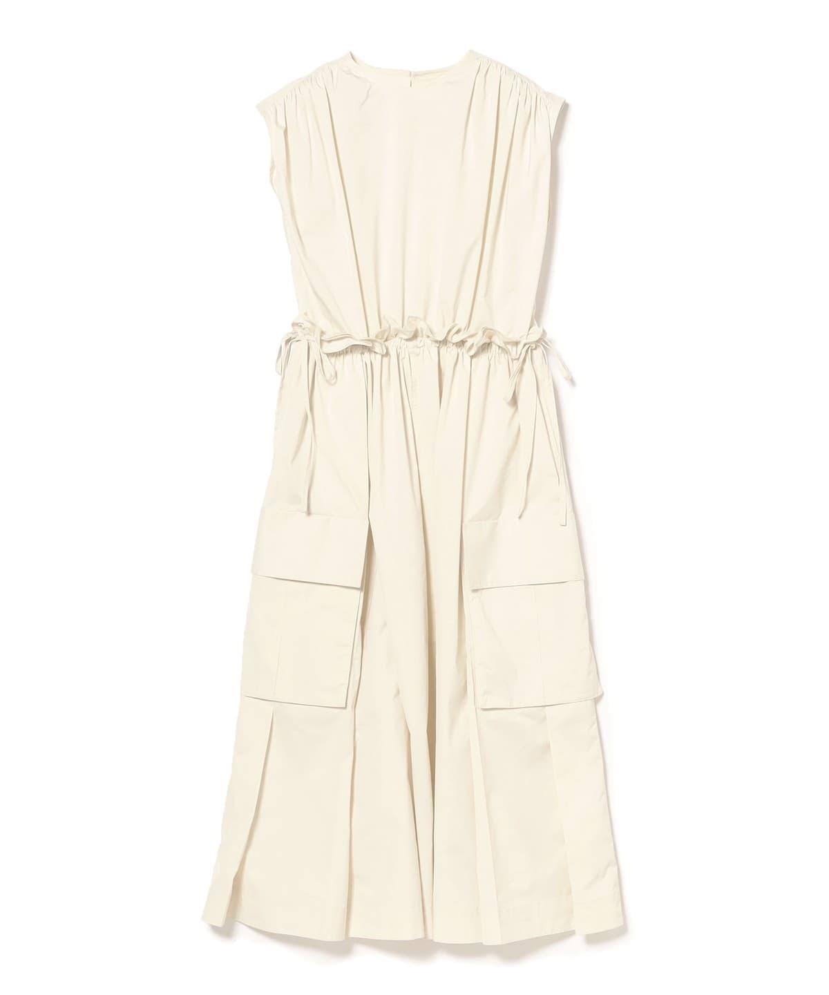 T-mat Masaki-Paris ティー マット マサキ パリ / ドローストリング ノースリーブ ワンピース ワンピース WOMEN OFF WHITE 1 T-mat Masaki-Paris ティー マット マサキ パリ / ドローストリング ノースリーブ ワンピース ワンピース WOMEN OFF WHITE 1