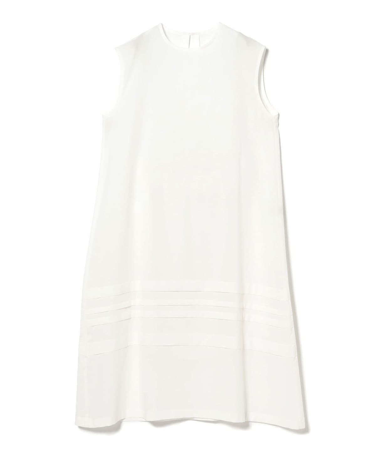 JOHN SMEDLEY ジョン スメドレー / タック ノースリーブ ドレス ワンピース WOMEN WHITE 2(M) JOHN SMEDLEY ジョン スメドレー / タック ノースリーブ ドレス ワンピース WOMEN WHITE 2(M)
