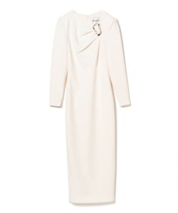 ROLAND MOURET / バックル ロングスリーブ ドレス