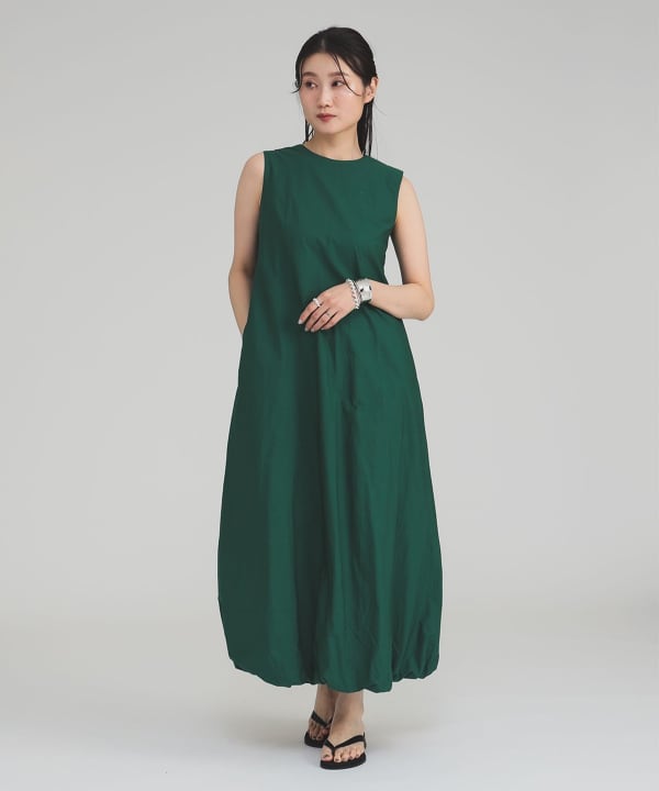 美品✨ヌキテパ　BEAMS別注 ポプリン ノースリーブ ワンピース　2024SS ヌキテパ ビームス別注 ポプリン ノースリーブ ワンピース 24年