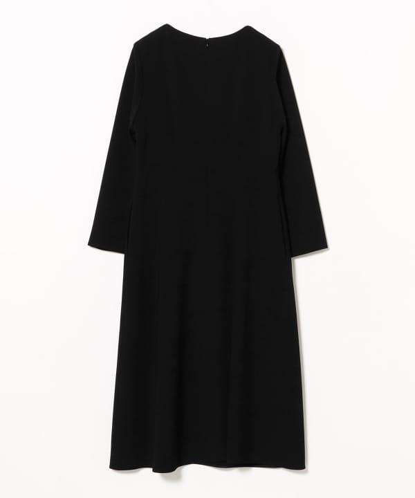 【美品】Demi-Luxe BEAMS プリーツワンピース　38 ブラック Demi-Luxe BEAMS - Demi-Luxe BEAMS プリーツティアードロング