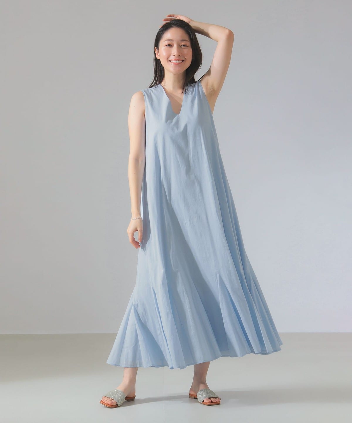 【別注】MARIHA マリハ / 夏の月影 ソリッド ワンピース ワンピース WOMEN 別注BLUE CHALCEDNY 36S 【別注】MARIHA マリハ / 夏の月影 ソリッド ワンピース ワンピース WOMEN 別注BLUE CHALCEDNY 36S