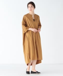 TICCA / 別注 キーネック ハーフスリーブワンピース