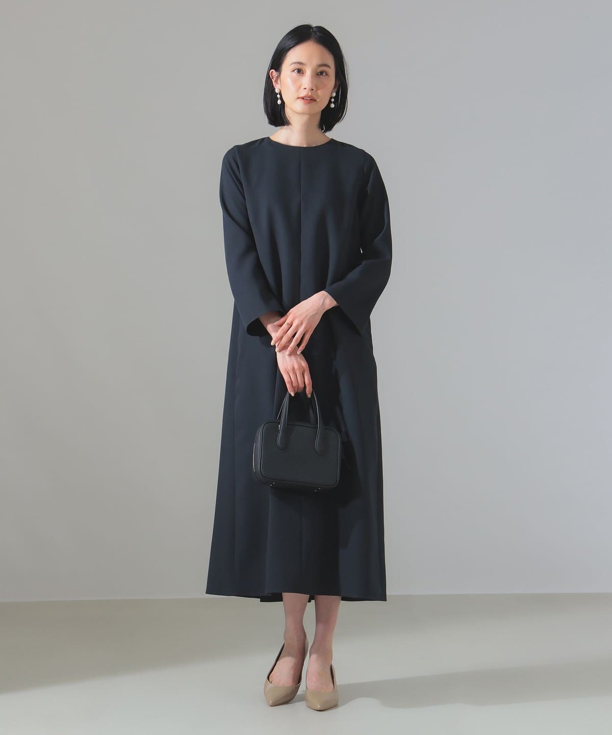 Demi-Luxe BEAMS｜AK+1 / 2WAY ギャザーワンピース | Rakuten