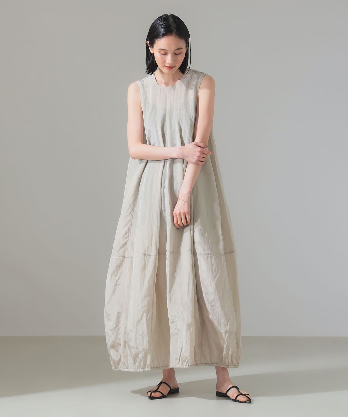 LEE MATHEWS リー マシュー / Sandy ノースリーブ ワンピース ワンピース WOMEN BEIGE 1 LEE MATHEWS リー マシュー / Sandy ノースリーブ ワンピース ワンピース WOMEN BEIGE 1