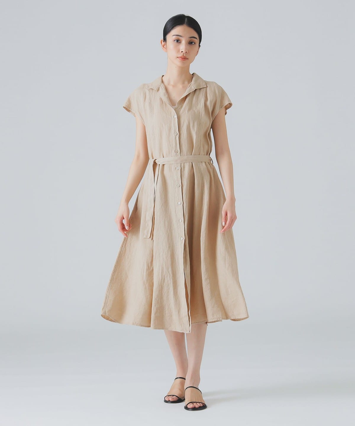 ROBERT FRIEDMAN / NARITC リネン ワンピース ワンピース WOMEN BEIGE XS ROBERT FRIEDMAN / NARITC リネン ワンピース ワンピース WOMEN BEIGE XS