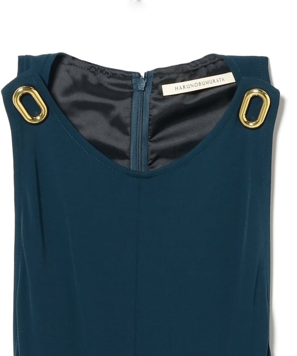 HARUNOBU MURATA ノースリーブワンピース サイズ36 36サイズ】別注LAURA with GOLD BUTTON HARUNOBUMURATA