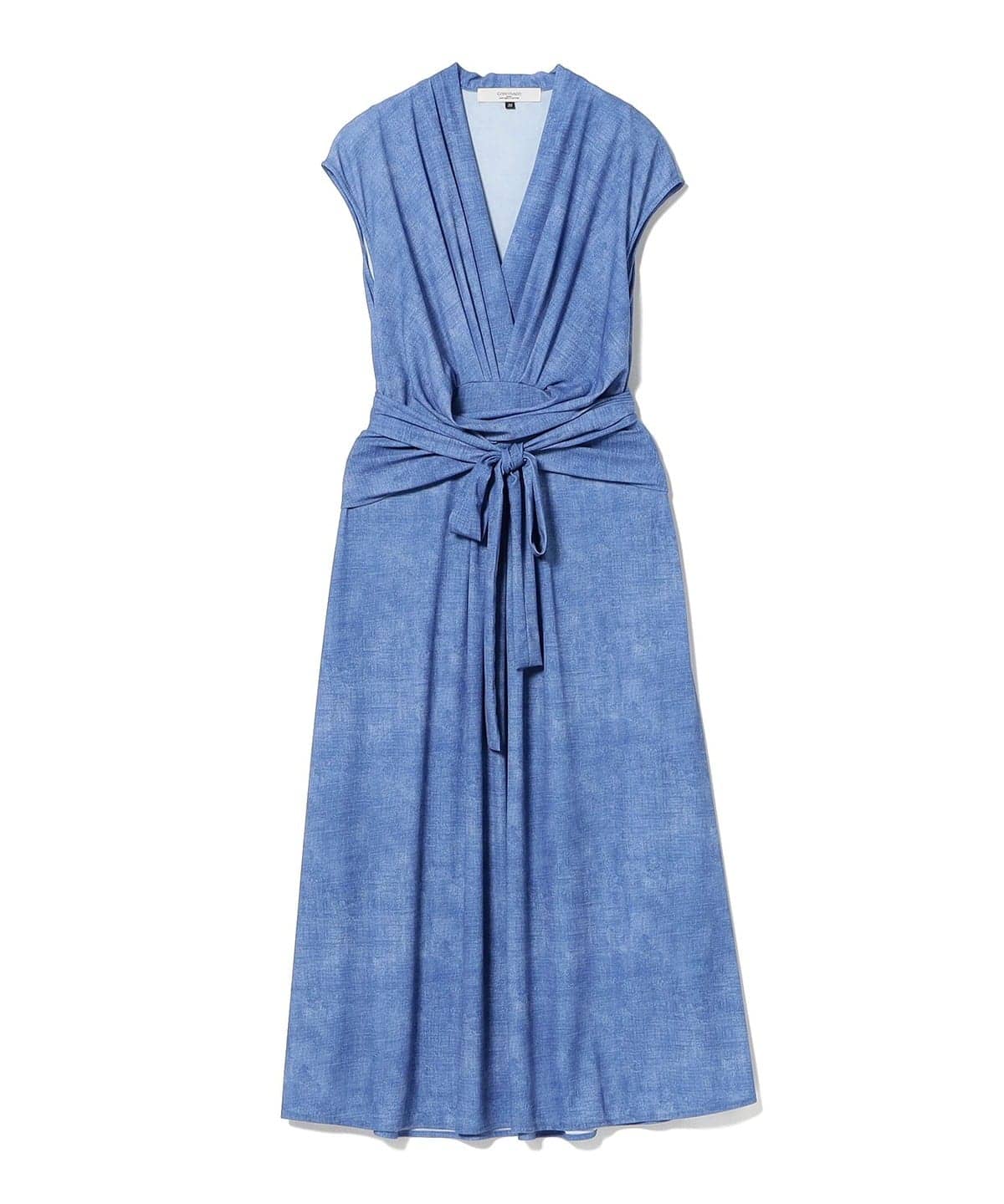 CORCOVADO コルコバード / デニム プリント ドレス ワンピース WOMEN NAVY 40